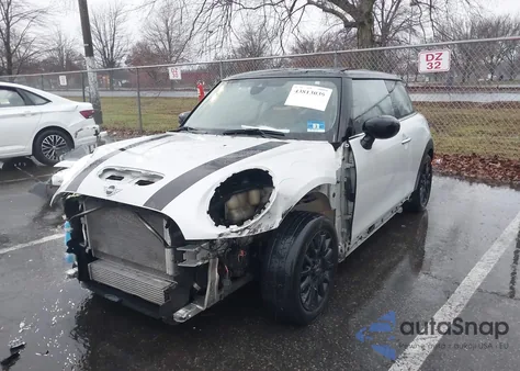 2020 Mini Hardtop Cooper S z USA, uszkodzony, nr VIN WMWXR5C02L2L95723